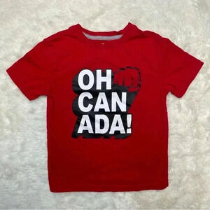 Oh Canada! T-Shirt Red/White/Black Size  6